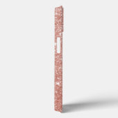 フォトコラージュ カリグラフィー モノグラム 名前 グリッター か Case-Mate iPhoneケース (裏面 / 右)