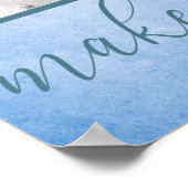 フォトコラージュ – グランドブルーの生活を作る ポスター (角)