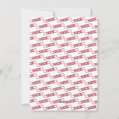 フォトコラージュ |サンタおもしろいクリスマスのサンタ シーズンカード (裏面)