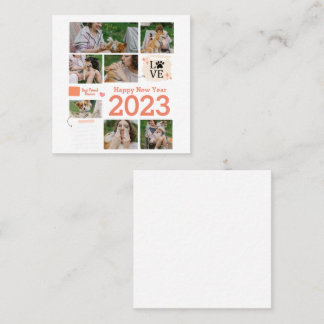 フォトコラージュ スクエア名刺