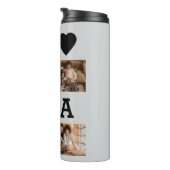 フォトコラージュ – パパとハート | 父の日- タンブラー (回転右)