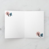 フォトコラージュ モダン メリークリスマス ファミリー シーズンカード (内部)