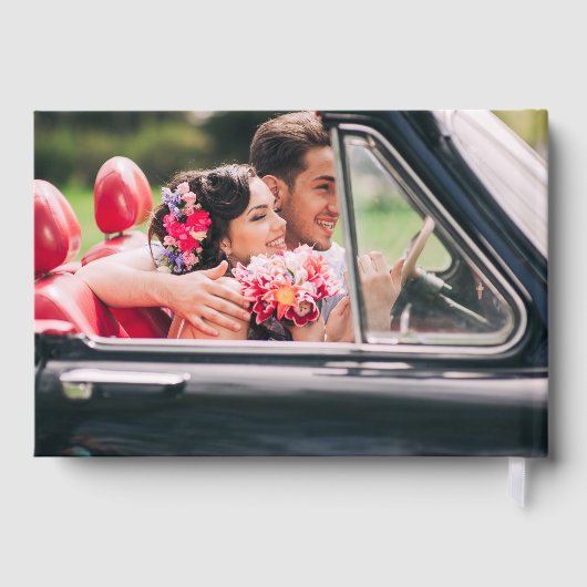 フォトコラージュ&モノグラム |の結婚ゲストブック ゲストブック (裏面)