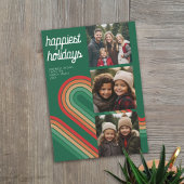 フォトコラージュ – レトロストライプアーチ – 最高 シーズンカード