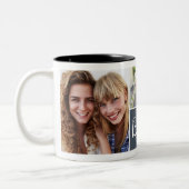 フォトコラージュ |友最高の人 ツートーンマグカップ (左)