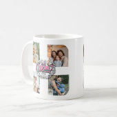 フォトコラージュ 家族の思い出 母の日 コーヒーマグカップ (正面左)