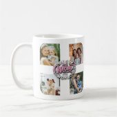 フォトコラージュ 家族の思い出 母の日 コーヒーマグカップ (左)