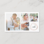 フォトコラージュ&書道モノグラム写真家 名刺 (正面)