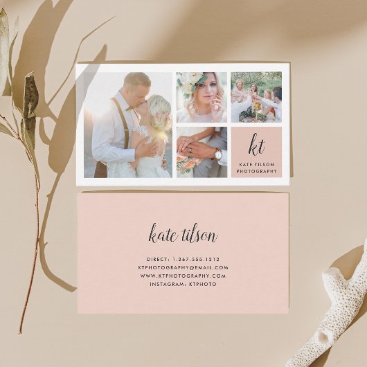 フォトコラージュ&書道モノグラム写真家 名刺