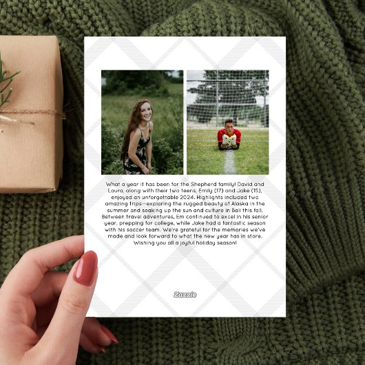 フォトコラージュ 楽しい旅行の思い出 シーズンカード