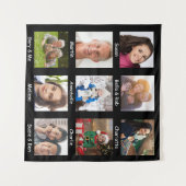 フォトコラージュ |認知症の名前記憶補助機能 タペストリー (正面(横))