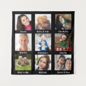 フォトコラージュ |認知症の名前記憶補助機能 タペストリー (正面)