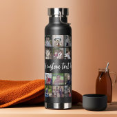 フォトコラージュ – 28枚の写真をパターングリッド全体に表示 ウォーターボトル