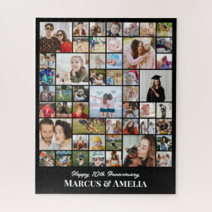 フォトコラージュ 50枚 8x10 16x20 結婚式 カップル ジグソーパズル