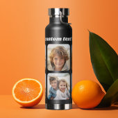 フォトコラージュ – 6フォトコラージュカスタム文字 ウォーターボトル