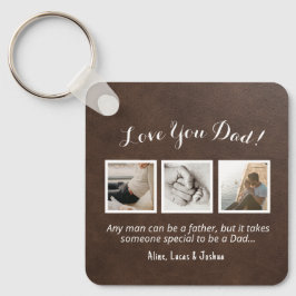 ★フォトコラージュ Love You Dad キーチェーン オリジナル製作