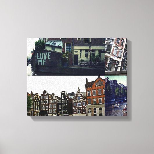 フォトコラージュAmsterdam 3 キャンバスプリント (正面)