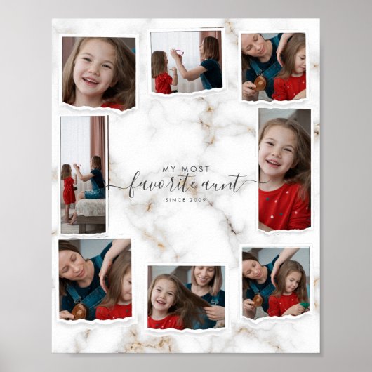 フォトコラージュAuntyファミモダンリエレガント8 ポスター (正面)