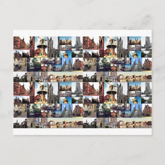 フォトコラージュDelft 6 ポストカード (正面)