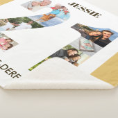 フォトコラージュinナンバー21ニュートラル21歳の誕生日 シェルパブランケット (3/4)