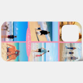 フォトコラージュiPhoneケースとカスタム文字 Case-Mate iPhoneケース (裏面 (横))