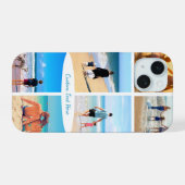 フォトコラージュiPhoneケースとカスタム文字 iPhone 15ケース (裏面横)