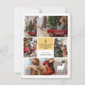 フォトコラージュMerry Christmasのグリーティング5枚 シーズンカード (正面)