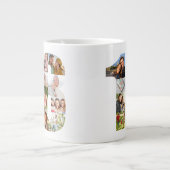 フォトコラージュNumber 18 - 18誕生日 ジャンボコーヒーマグカップ (正面)