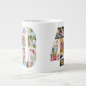 フォトコラージュNumber 40 - 40th Birthday ジャンボコーヒーマグカップ (正面)