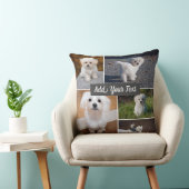 フォトコラージュPetフォトグレパーソナライズされたイ5 クッション (椅子)