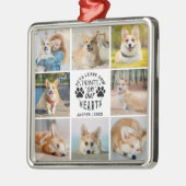 フォトコラージュPETメモリアル メタルオーナメント (左)