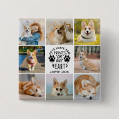 フォトコラージュPETメモリアル 缶バッジ (正面)