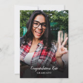 フォトコラージュRN看護卒業パーティー 招待状 (裏面)