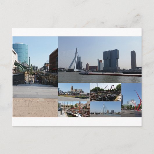 フォトコラージュRotterdam 3 ポストカード (正面)