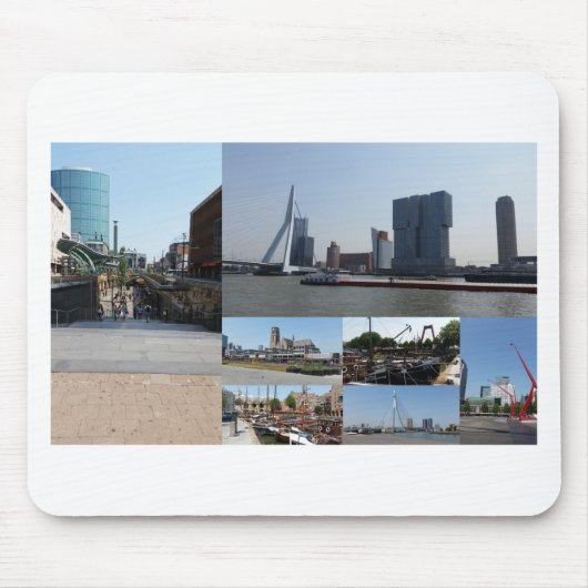 フォトコラージュRotterdam 3 マウスパッド (正面)