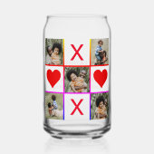 フォトコラージュTic Tac Toe Hugsキスファーザーデー ガラス缶 (正面)