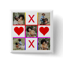 フォトコラージュTic Tac Toe Hugsキスファーザーデー