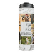 フォトコラージュYou are The One Gray Marble タンブラー (正面)