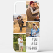 フォトコラージュYou are the One Romantic引用文白 Case-Mate iPhoneケース (裏面)