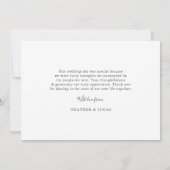 フォトコラ結婚ージュの感謝の気持ち|海軍 サンキューカード (裏面)