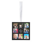 フォトコレお気に入りのージを白黒で追加 キューブオーナメント