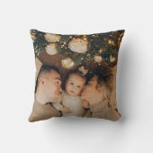 フォトコージークリスマスパーソナライズされた クッション (裏面)