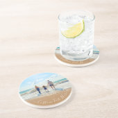 フォトコースターとカスタム文字名 コースター (側面)