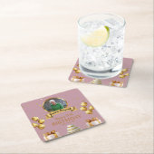 フォトコースター70誕生日 スクエアペーパーコースター (インサイチュ)