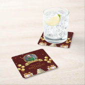 フォトコースター70誕生日 スクエアペーパーコースター (インサイチュ)