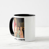 フォトコーパーソナライズされたヒマグ、おばあちゃんカスタムギフト マグカップ (正面左)