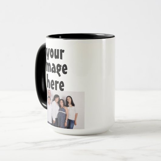 フォトコーヒパーソナライズされたーマグ マグカップ (正面左)