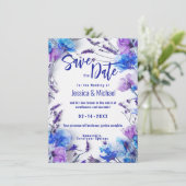 フォトコーンフラワーとラベンダーエレガンス セーブザデート (スタンド正面)