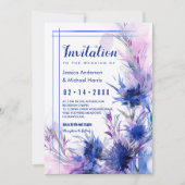 フォトコーンフラワーReverieで 招待状 (正面)