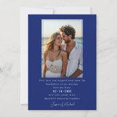 フォトコーンフラワーReverieで 招待状 (裏面)